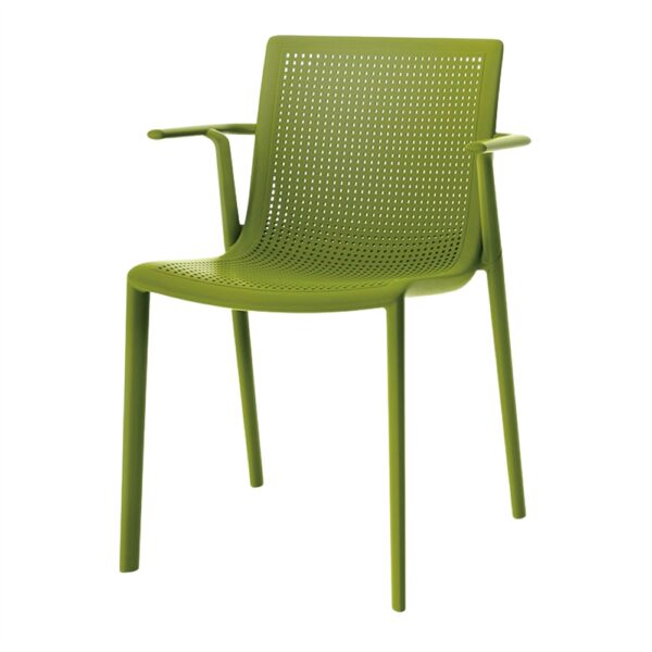 SILLA DE EXTERIOR BEEKAT CON BRAZOS verde