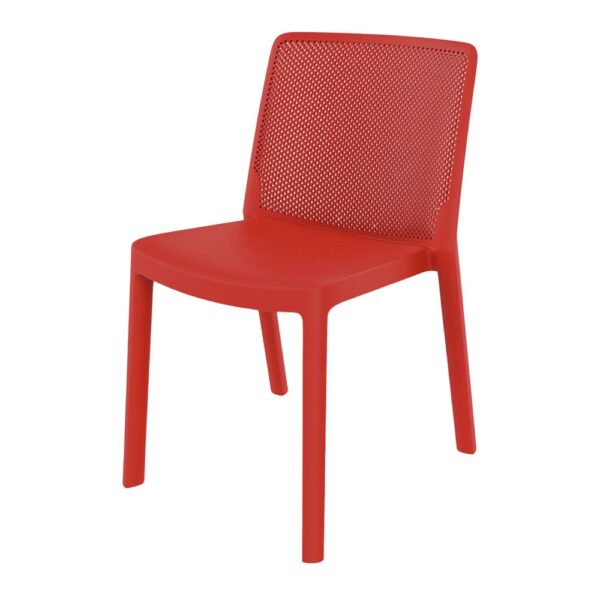 SILLA DE EXTERIOR FRESH roja