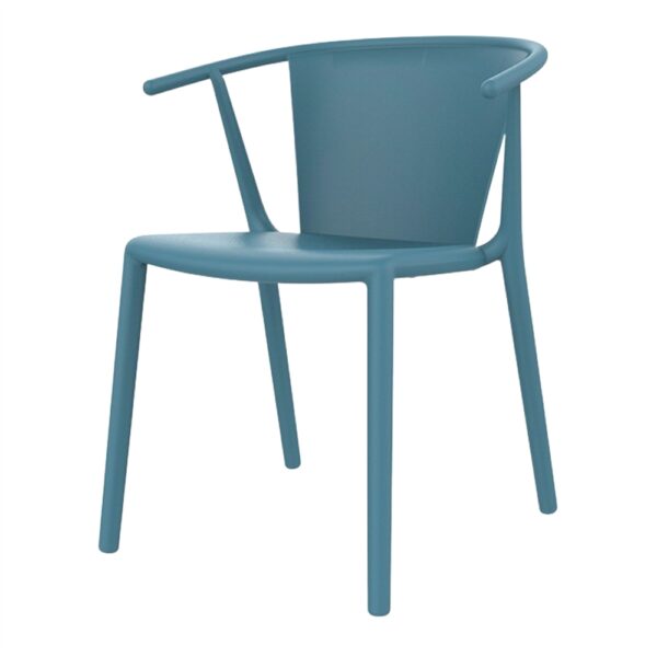 SILLA DE EXTERIOR STEELY azul