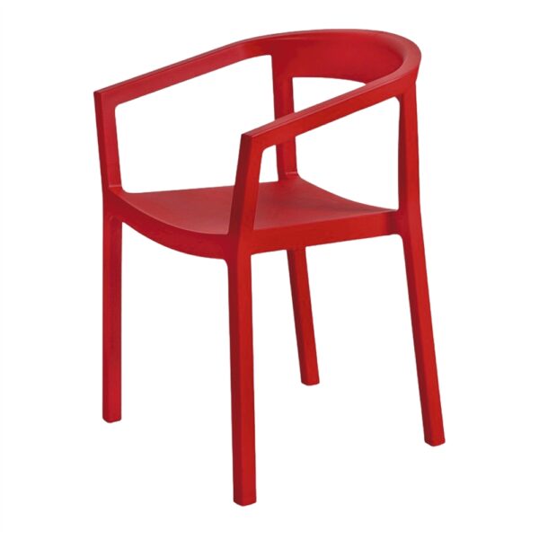 SILLA DE EXTERIOR PEACH rojo