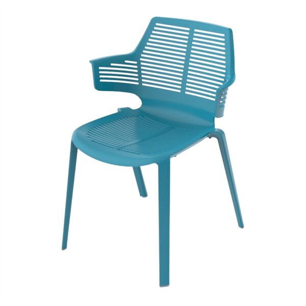 SILLA DE EXTERIOR IKONA azul