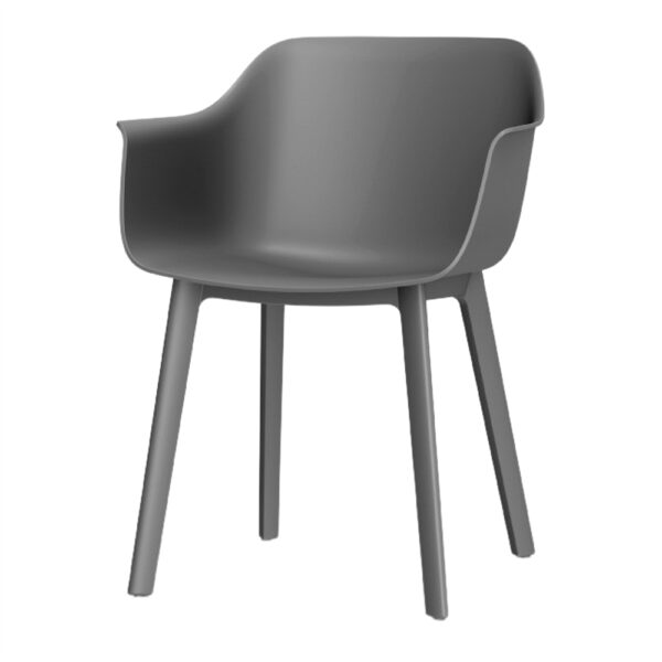 SILLA DE EXTERIOR SHAPE gris