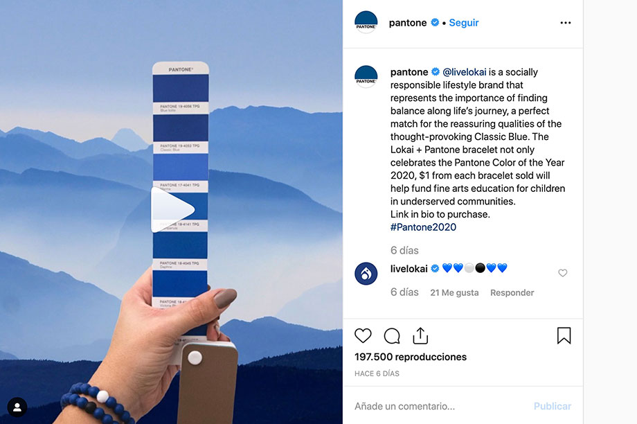 ¿Qué nos gusta del Pantone 2020?