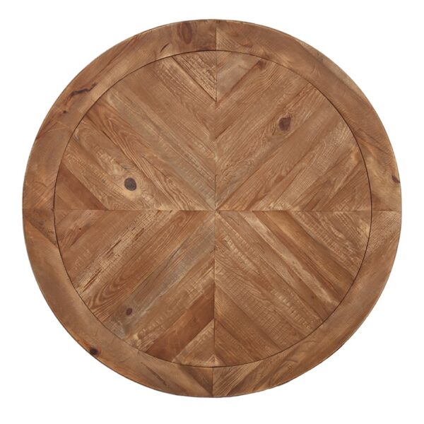 TAPA DE MADERA WALES CIRCULAR realizada en pino reciclado