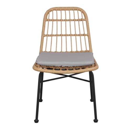 SILLA DE RATTÁN SINTÉTICO BRASSY CONFORT estilo Nórdico. Encuéntrala en MisterWils. Más de 6000m² de exposición y almacén.2