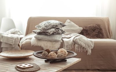 Estilo scandi-boho para decorar salón