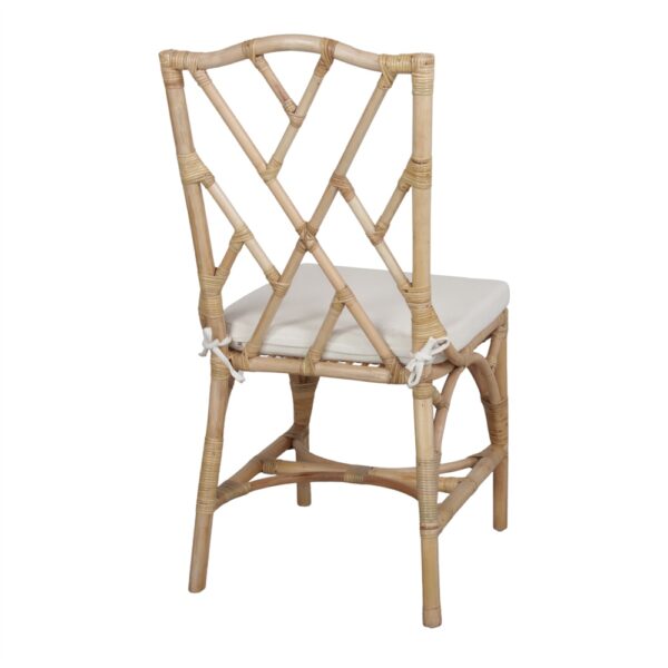 SILLA DE RATTÁN NATURAL CHIPPENDALE trasera