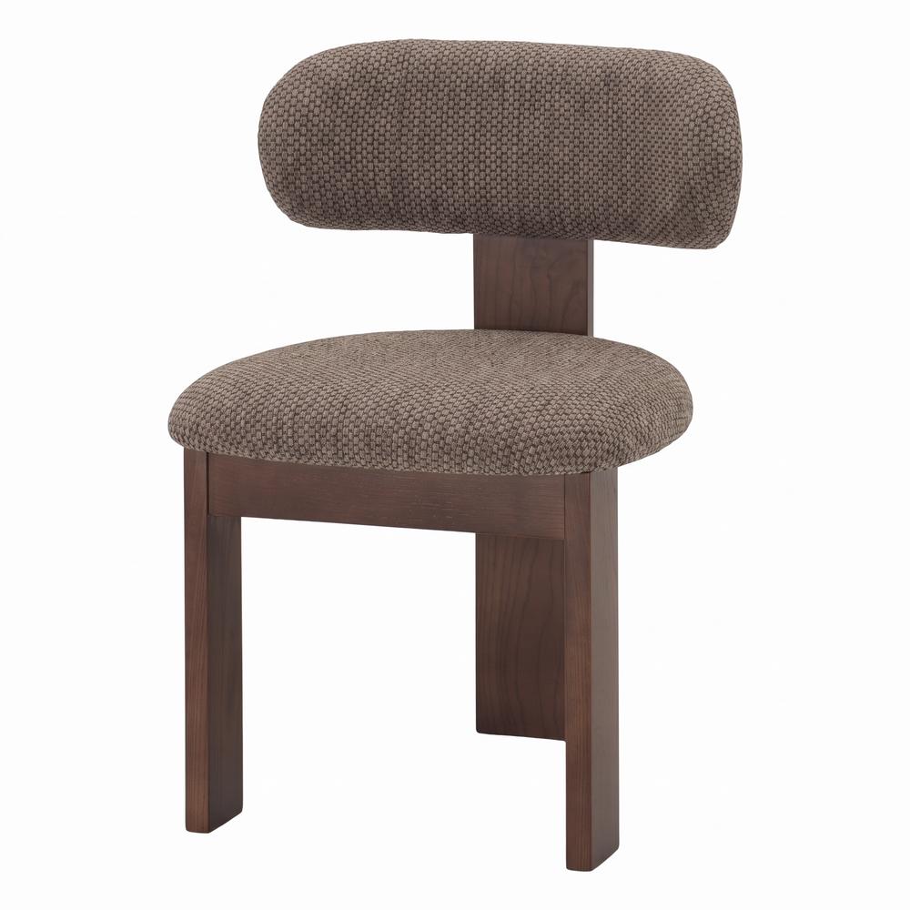 misterwils-silla-de-madera-aikawa-marron-01 SILLA DE MADERA AIKAWA estilo Contemporáneo. Estructura de madera de olmo con tinte nogal y tapizado textil. No apta para exterior.