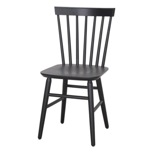 SILLA MADERA COVENTRY tipo Windsor - Ercol. Negra 1