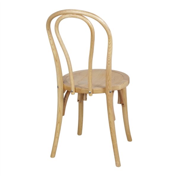 SILLA DE MADERA CURVES OLMO trasera