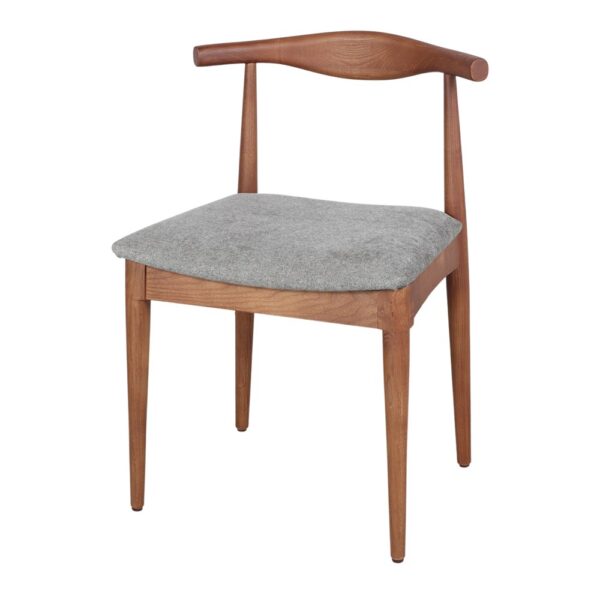 SILLA DE MADERA RANGER gris verdoso 3/4