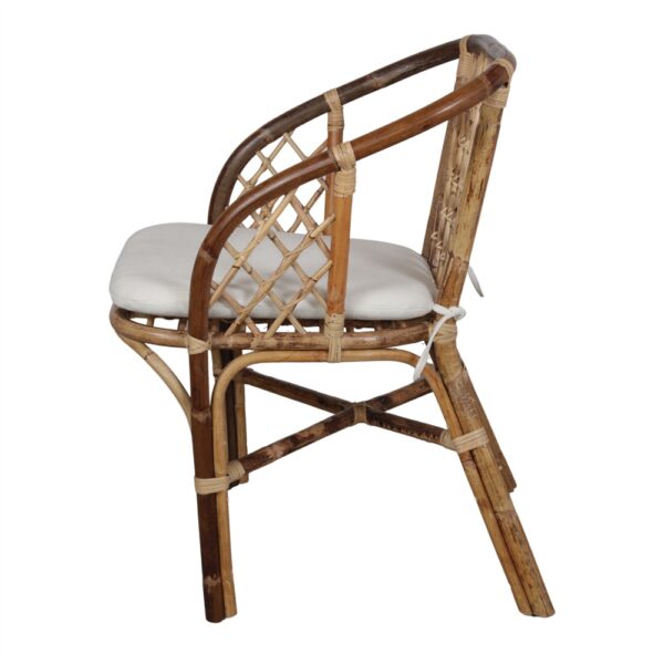 SILLA DE RATTAN SHIBORI lateral