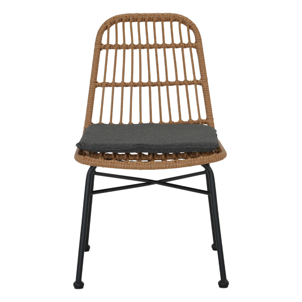 SILLA DE RATÁN SINTÉTICO BRASSY CONFORT estilo Nórdico