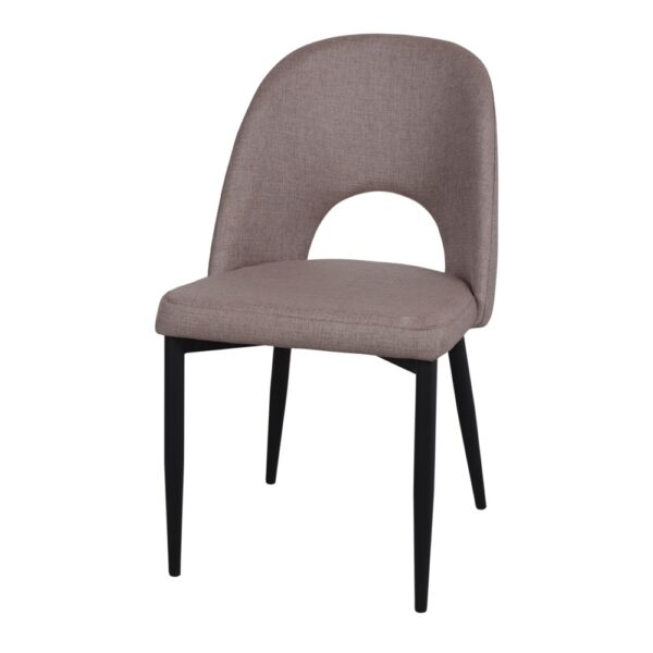 SILLA TAPIZADA MARRIOT taupe 3/4