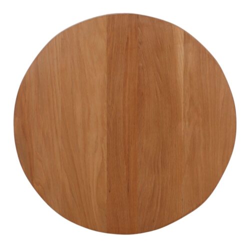 TAPA DE MADERA ROBLEDO REDONDA con acabado en barniz. Encuéntrala en MisterWils. Más de 6000m² de exposición y almacén.