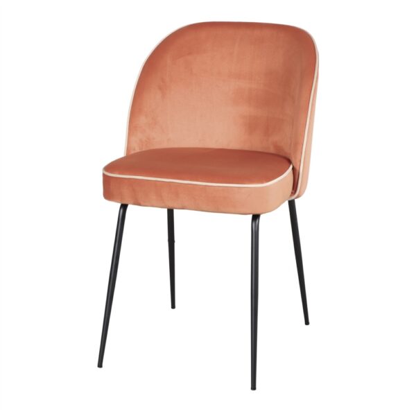 SILLA TAPIZADA ARTAKEN peach 3/4