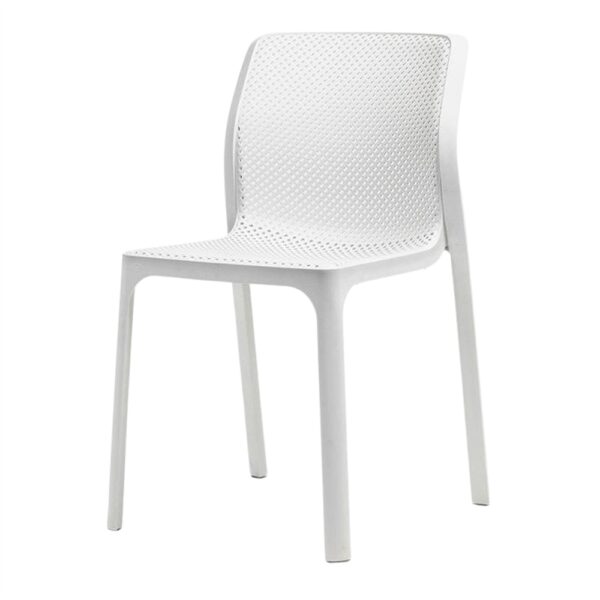 SILLA DE EXTERIOR NABRIT blanco