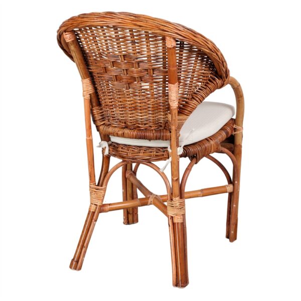 SILLA DE RATTAN PETRAS trasera