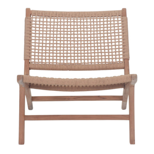 SILLÓN DE MADERA THORNE tipo lounge