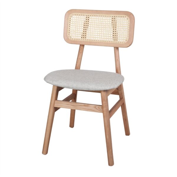 SILLA DE MADERA MISAKO arena 3/4