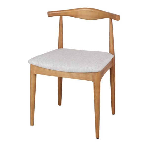 SILLA DE MADERA ROGER arena 3/4