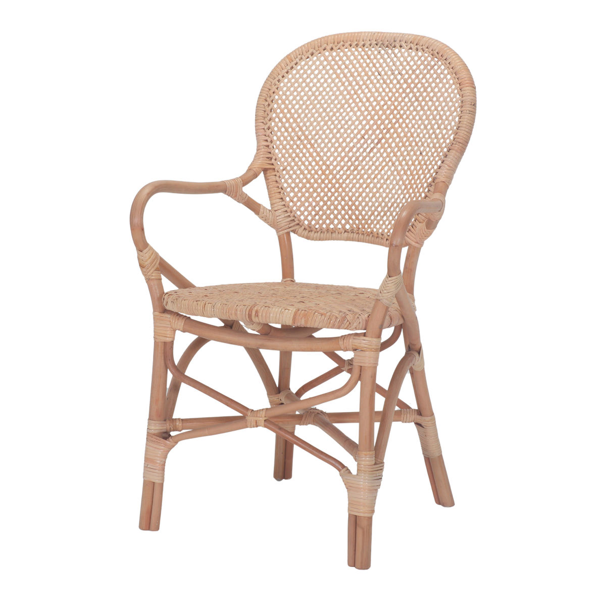 SILLA DE RATÁN CARVI natural