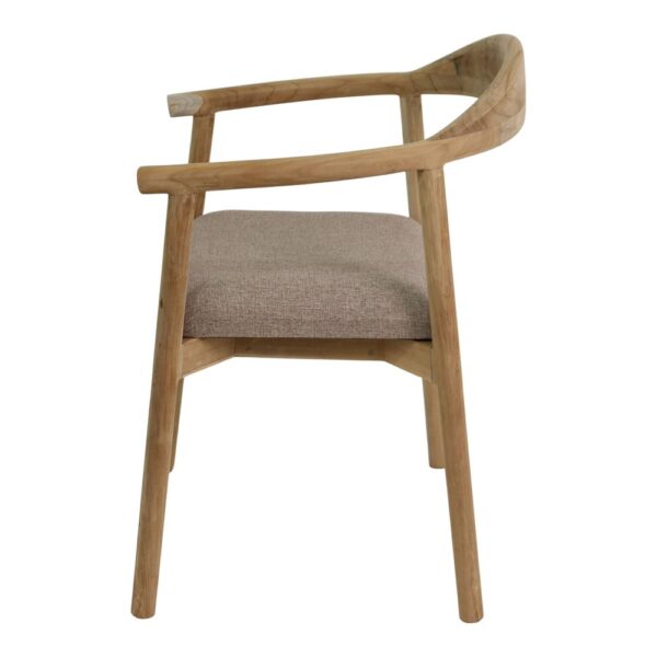 SILLA DE MADERA SARLATY estilo Nórdico laeral