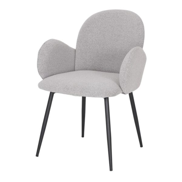 SILLA TAPIZADA SCORPIO estilo Contemporáneo. gris 1