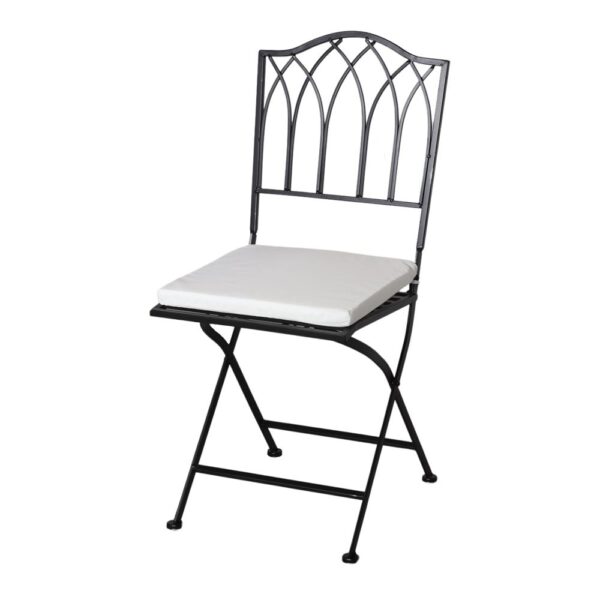 SILLA DE METAL GRETEL plagable, de estilo vintage 1