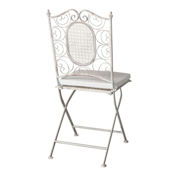 SILLA DE METAL MIRANDA plegable, de estilo vintage 4