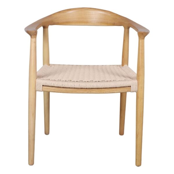 SILLA DE MADERA Y CUERDA CASSIA estilo Nórdico. 2