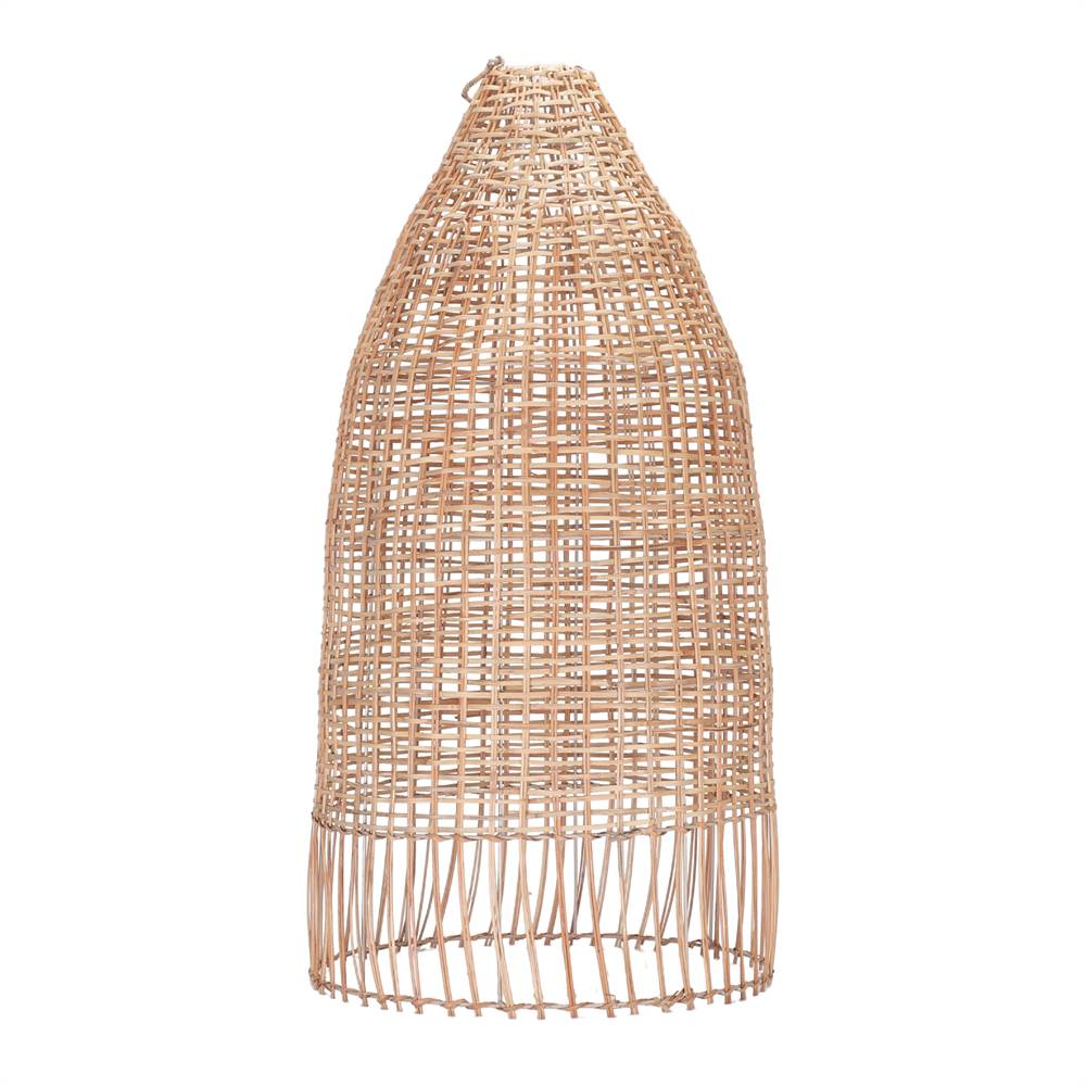 PANTALLA LÁMPARA DE RATTÁN SCOOP estilo Mediterráneo 1