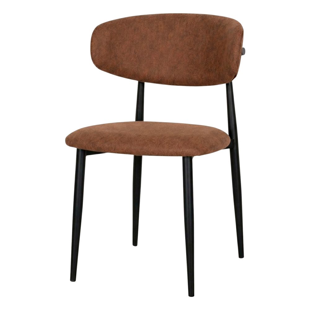 SILLA TAPIZADA LETICE estilo Contemporáneo marrón 1