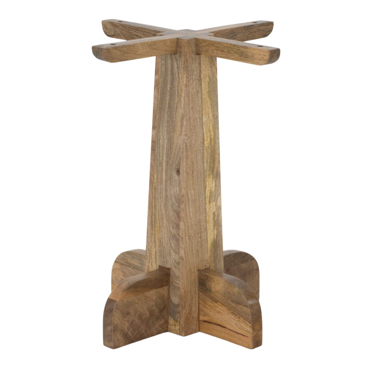 Armazón de mesa Bengalin, de estilo Rústico. Fabricado en madera maciza tropical. Este armazón fácilmente atornillable te permite crear tu propia mesa con tu tapa preferida. Válido para exterior a cubierto.