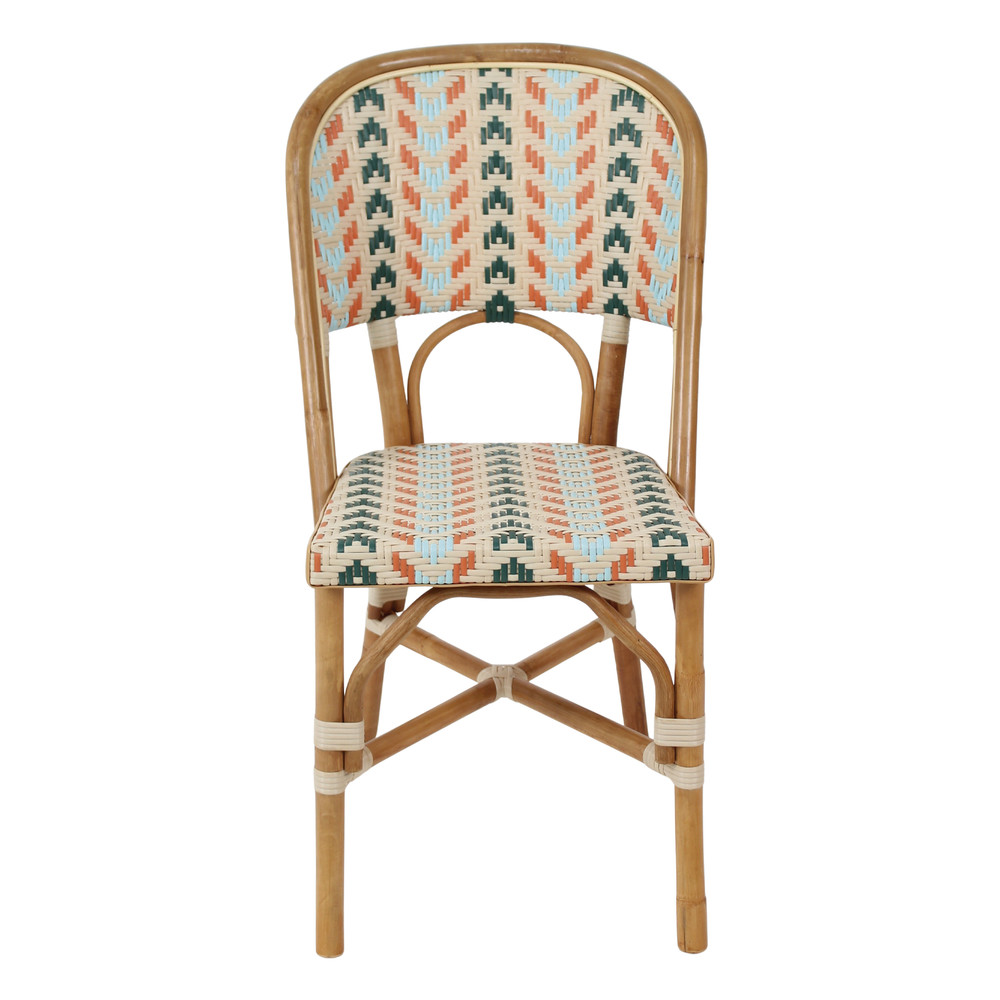 SILLA DE RATÁN MERIGNAC estilo Bistró