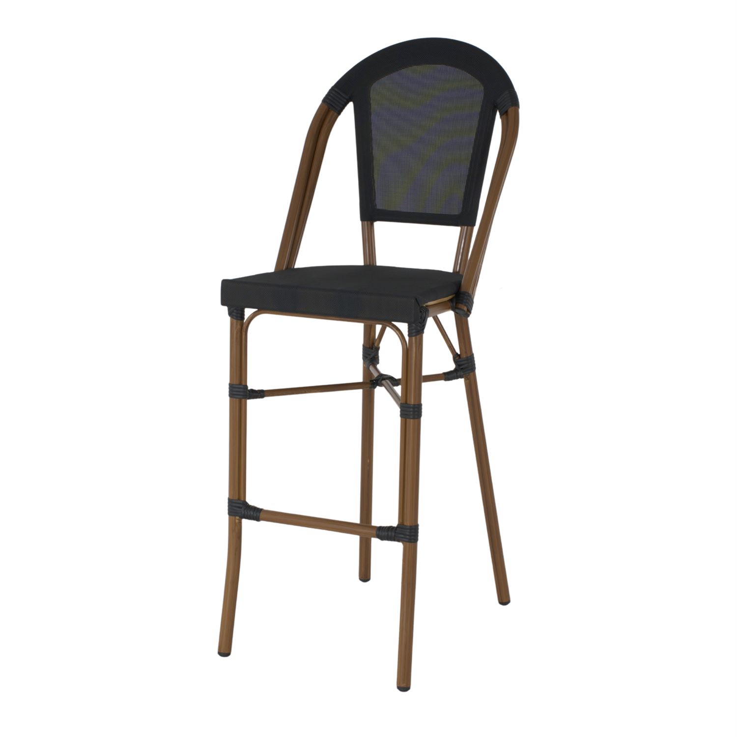 TABURETE ALTO DE EXTERIOR OXFORD estilo Bistrot
