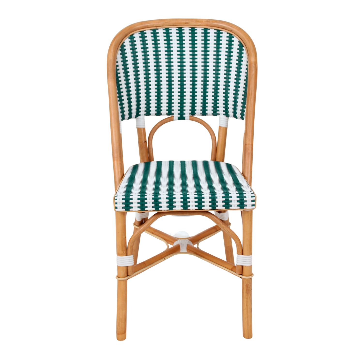 SILLA DE RATÁN MARAIS frontal